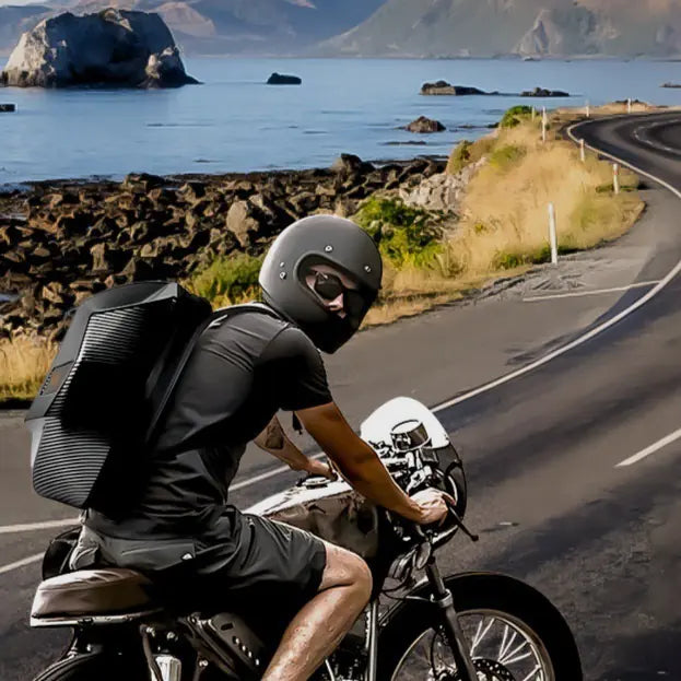 LED Motorcycle Backpack